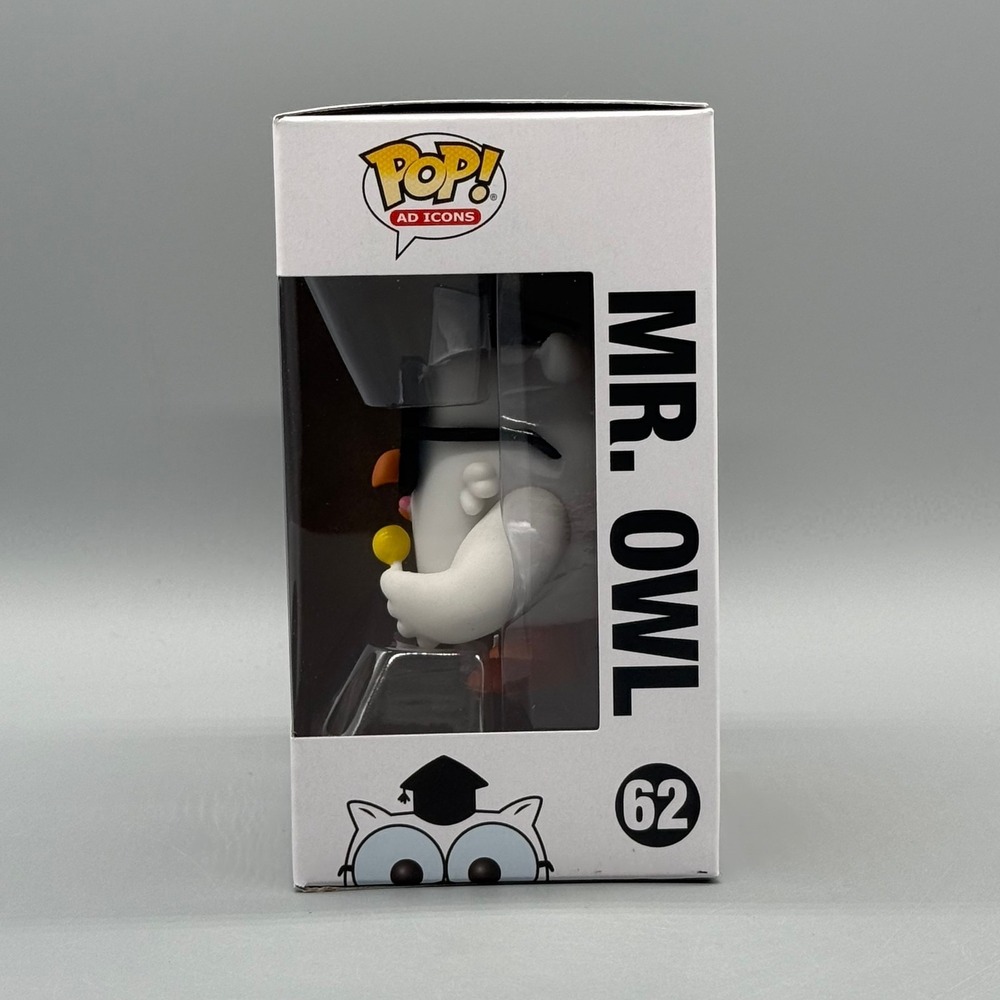Funko Pop! Ad Icons #62 Mr. Owl Tootsie Roll Pops Popcultcha Exclusive *Vaulted* - Picture 2 of 7